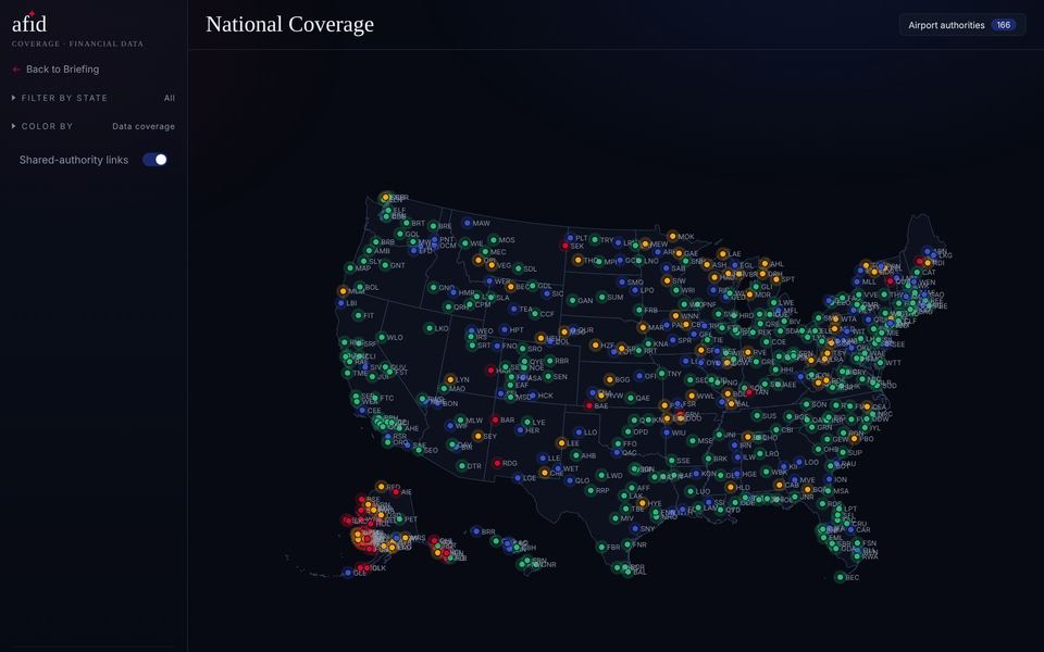 National coverage