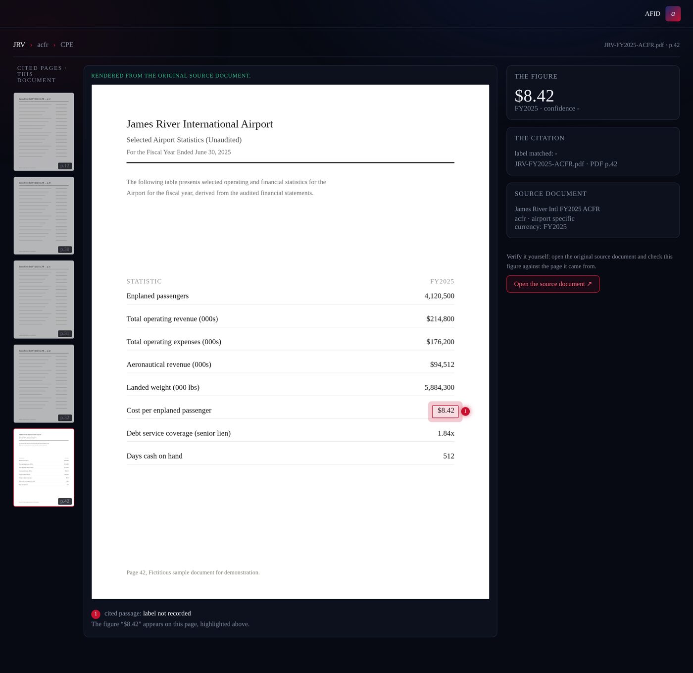 Source viewer showing a cited page