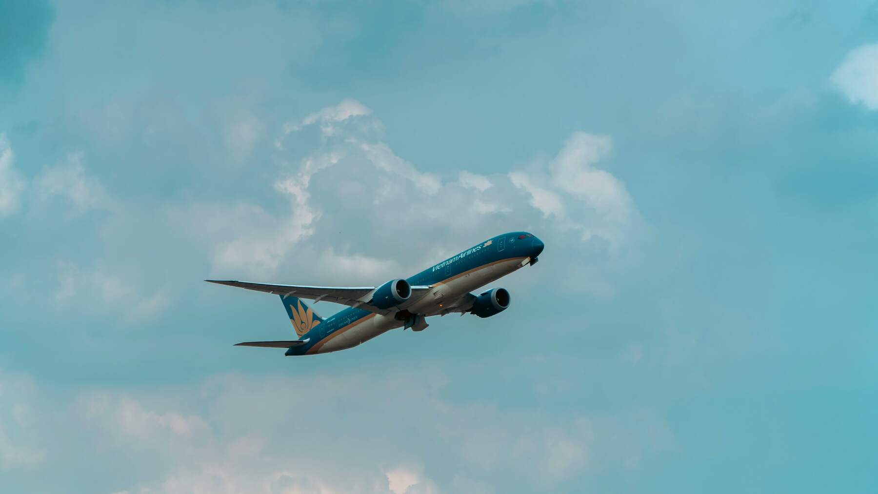 Airliner taking off